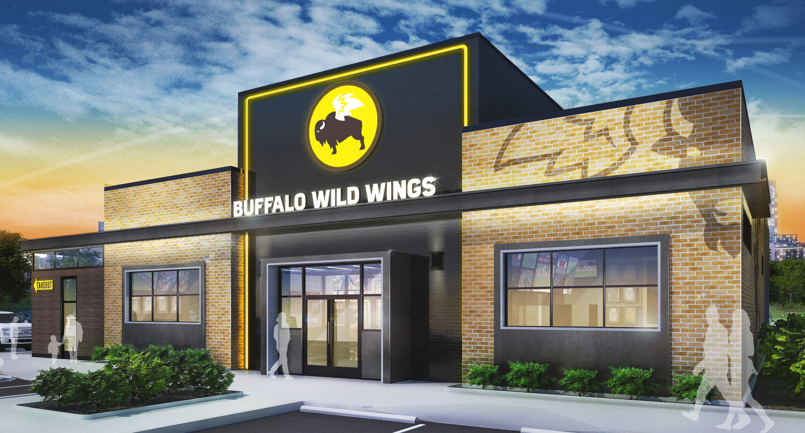 First Look: Buffalo Wild Wings Unveils Restaurant Design