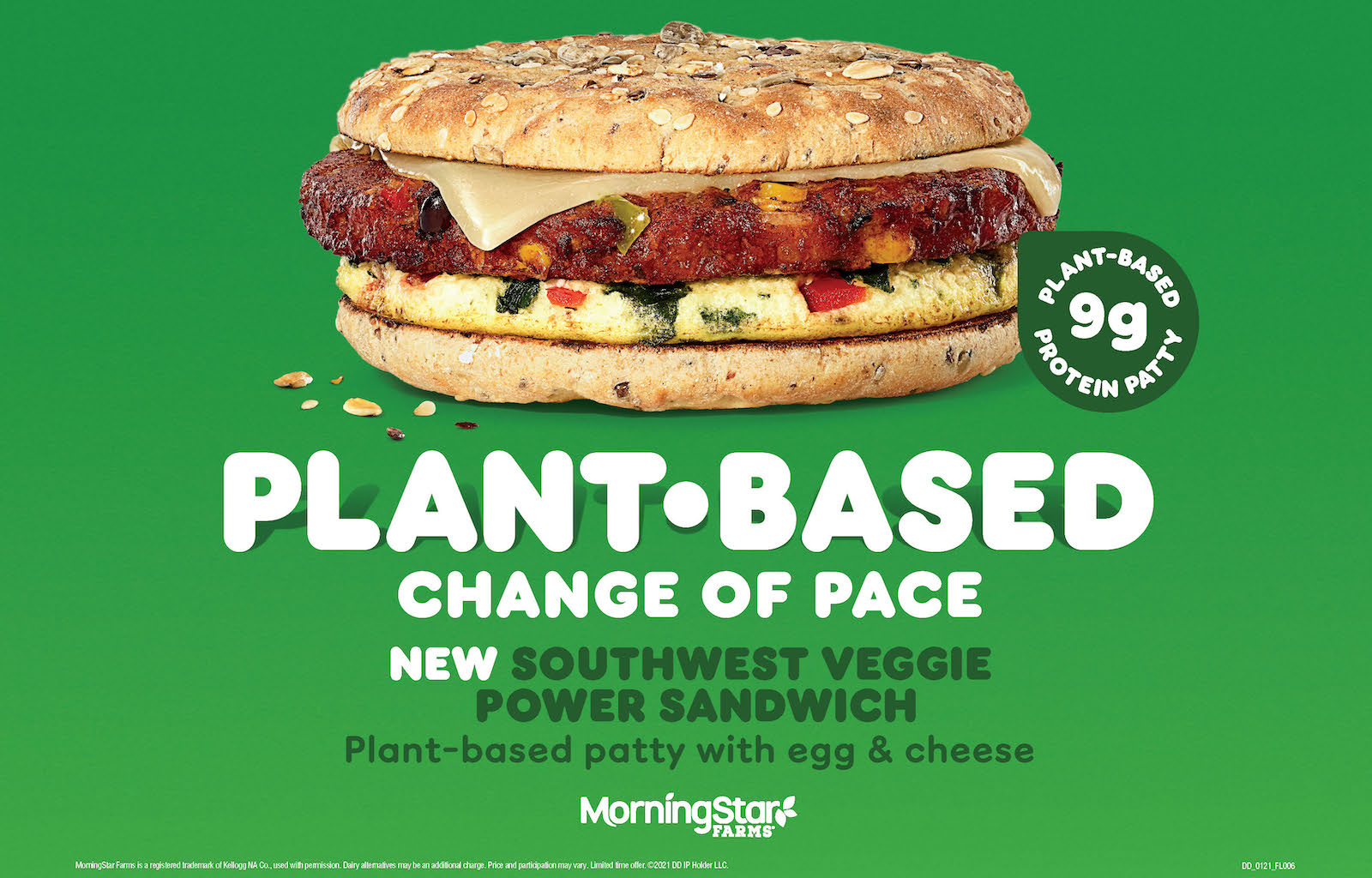 Dunkin’ Starts 2021 with the Southwest Veggie Power Breakfast Sandwich