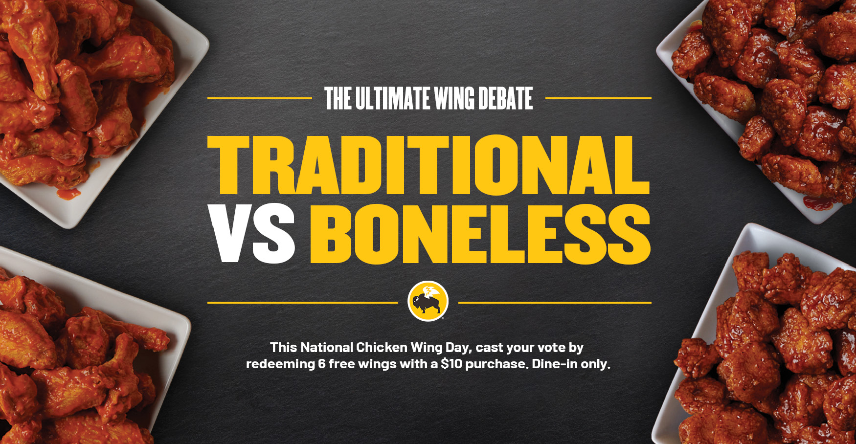 Buffalo Wild Wings will offer free wings if Super Bowl goes overtime