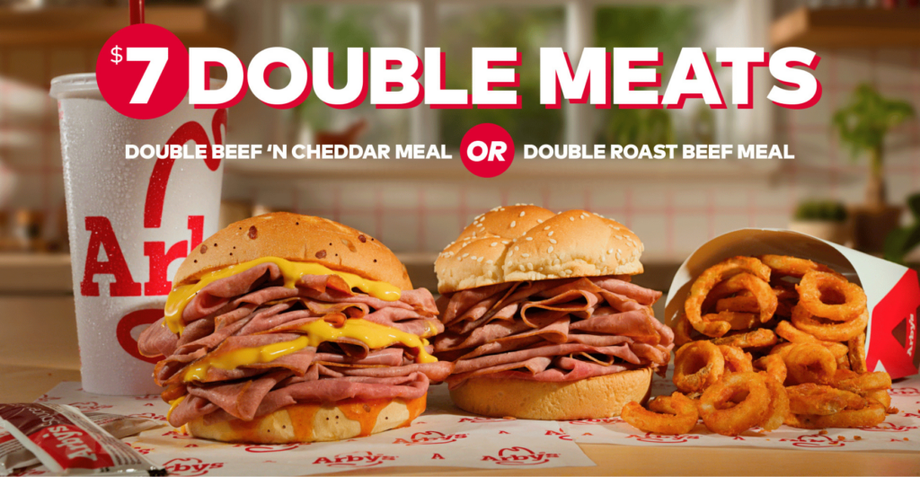 Arby's Double The Meats Meal Deal Doubles Down on Roast Beef